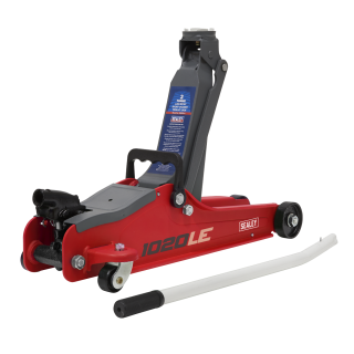 Low Profile Short Chassis Trolley Jack 2 Tonne  - Red
