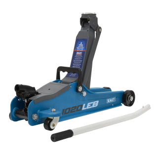 Low Profile Short Chassis Trolley Jack 2 Tonne - Blue