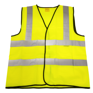 Hi-Vis Waistcoat (Site and Road Use) Yellow - Large