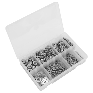 Stainless Steel Nut and Washer Assortment 500pc M5-M10