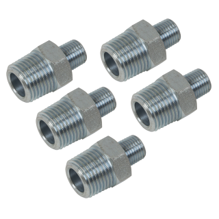 Reducing Union 1/2"BSPT to 1/4"BSPT - Pack of 5