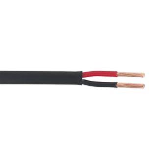 Automotive Cable Thin Wall Flat Twin 2 x 2mm_ 28/0.30mm 30m Black