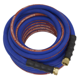 Air Hose 15m x Ø13mm with 1/2"BSP Unions Extra-Heavy-Duty