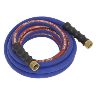 Air Hose 5m x Ø13mm with 1/2"BSP Unions Extra-Heavy-Duty