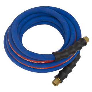 Air Hose 5m x Ø10mm with 1/4"BSP Unions Extra-Heavy-Duty
