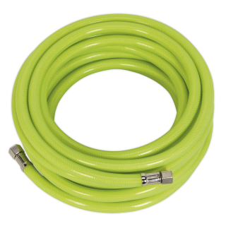 Air Hose High-Visibility 10m x Ø8mm with 1/4"BSP Unions