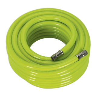 Air Hose High-Visibility 15m x Ø10mm with 1/4"BSP Unions
