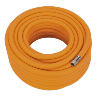 Air Hose 20m x Ø10mm Hybrid High-Visibility with 1/4"BSP Unions