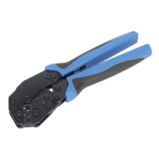 Ratchet Crimping Tool Angled Head Insulated Terminals