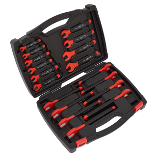 Insulated Open-End Spanner Set 18pc VDE Approved