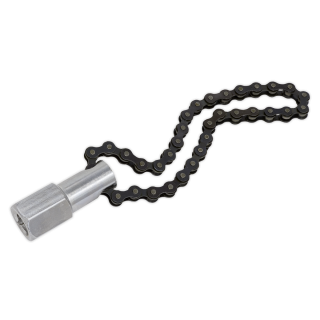 Oil Filter Chain Wrench Ø135mm Capacity 1/2"Sq Drive
