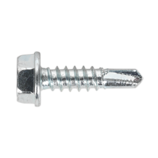 Self-Drilling Screw 4.8 x 19mm Hex Head Zinc Pack of 100