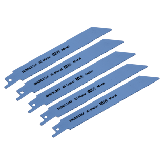 Reciprocating Saw Blade Metal 150mm 24tpi - Pack of 5