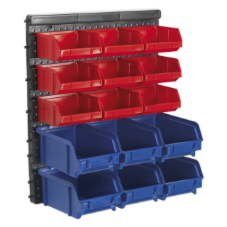 Bin Storage System Bench Mounting 15 Bin