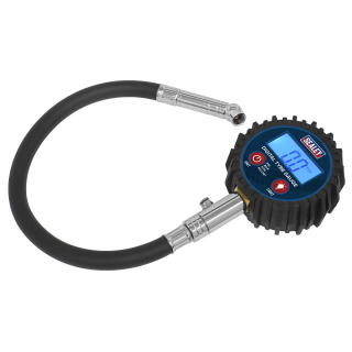 Digital Tyre Pressure Gauge with Push-On Connector