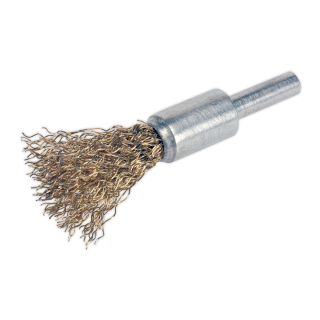 Flat Top Crimped Wire Decarbonising Brush 13mm