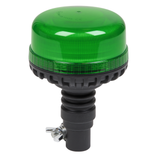 Warning Beacon SMD LED 12/24V Flexible Spigot Fixing - Green