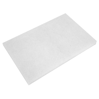 White Polishing Pads 12 x 18 x 1" - Pack of 5