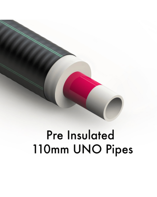 110 /162mm    Pre Insulated Heating Pipe