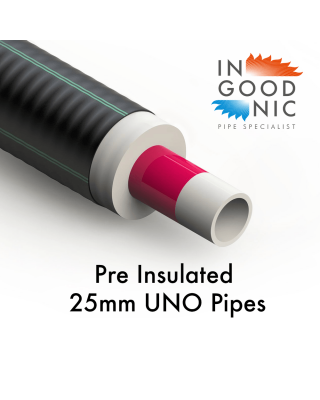 25 /76mm    Pre Insulated Heating Pipe