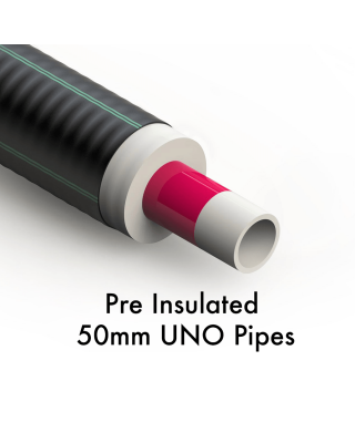 50 /111mm    Pre Insulated Heating Pipe