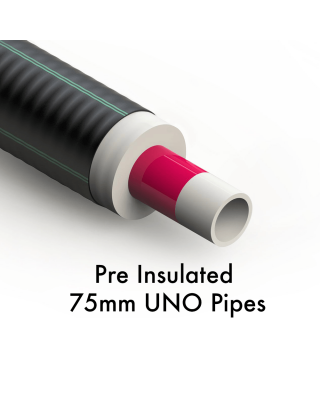90 /162mm    Pre Insulated Heating Pipe